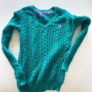 Green Ralph Lauren sweater